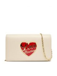 LOVE MOSCHINO Torebka JC4186PP1NLP0110 Écru. Torebki do ręki damskie Love Moschino, bez wzorów, ze skóry, wizytowe, bez dodatków. Za 519.99 zł.