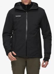 Kurtka ocieplana Mammut Linard HS Thermo Hooded Jacket. Czarne kurtki męskie Mammut, l, bez wzorów, z gore-texu, bez kaptura. Za 846.99 zł.