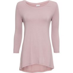 Shirt z długim rękawem bonprix różowobrązowy. Bluzki damskie bonprix. Za 54.99 zł.
