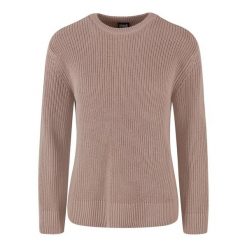 Damski Sweter Z Dzianiny W Prążki. Czerwone swetry damskie Urban Classics, xl, bez wzorów, z dzianiny, bez kołnierzyka, bez ramiączek, bez kaptura. Za 137.99 zł.