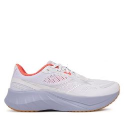 Buty do biegania Saucony. Szare obuwie sportowe damskie Saucony, bez wzorów, do biegania. Za 539.99 zł.