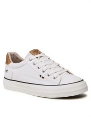 Mustang Trampki 1272-307-1 Biały. Białe trampki i tenisówki damskie Mustang, bez wzorów, z materiału, bez zapięcia. Za 259.99 zł.