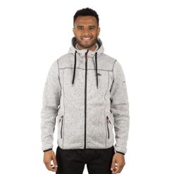 Bluza Polarowa Męska Odeno. Szare bluzy męskie Trespass, na zimę, l, bez wzorów, z dzianiny, z kapturem. Za 401.99 zł.