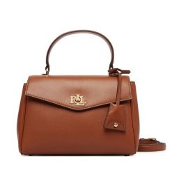 Torebka LAUREN RALPH LAUREN. Brązowe torebki do ręki damskie Lauren Ralph Lauren, bez wzorów, klasyczne, bez dodatków. Za 1,799.00 zł.