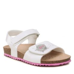 Sandały Geox. Żółte sandały dziewczęce Geox, bez zapięcia. Za 179.99 zł.