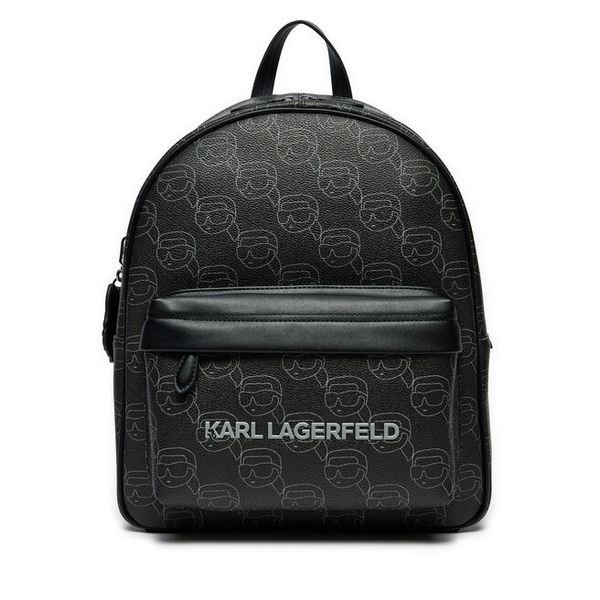 Plecak KARL LAGERFELD. Czarne plecaki damskie KARL LAGERFELD, bez wzorów. Za 709.99 zł.