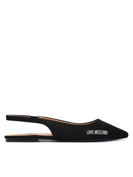 LOVE MOSCHINO Baleriny JA11021G1OIM0000 Czarny. Czarne baleriny damskie Love Moschino, bez wzorów, bez obcasa. Za 839.99 zł.