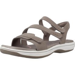 Sandały SKECHERS BAYSHORE Brązowy. Brązowe sandały damskie Skechers, bez wzorów, z syntetyku, bez obcasa, bez zapięcia. Za 224.99 zł.