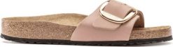 Birkenstock Klapki marki Birkenstock model MADRID_BIG-BUCKLE kolor Różowy. Obuwie Damskie. Sezon: Wiosna/Lato EU 36. Czerwone klapki damskie Birkenstock, bez wzorów, bez obcasa. Za 510.86 zł.