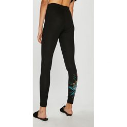 Desigual - Legginsy. Szare legginsy damskie Desigual, z nadrukiem, z bawełny. Za 149.90 zł.