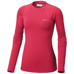 Columbia Bluza Termoaktywna Midweight Stretch Long Sleeve Top Red Camellia L. Bielizna termoaktywna damska marki Columbia. W wyprzedaży za 132.00 zł.