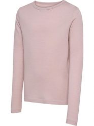 Hummel Koszulka z długim rękawem z wełny — naturalny komfort – CLOUD GRAY. Szare t-shirty damskie Hummel, l, bez wzorów, z materiału, klasyczne, bez kołnierzyka. Za 176.68 zł.