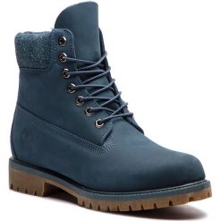 Trapery TIMBERLAND - Premium 6 In Waterproof Boot TB0A1UEU431 Navy Nubuck. Kozaki męskie marki Timberland. W wyprzedaży za 539.00 zł.