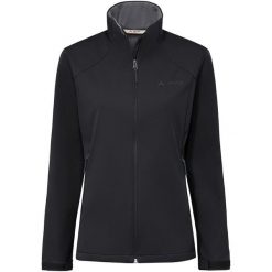 Kurtki Damska kurtka softshellowa Everhike. Czarne kurtki damskie Vaude, s, bez wzorów, z materiału, bez kaptura. Za 496.45 zł.