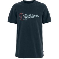 T-Shirt Fjall Raven Archive Logo M Dorośli. Niebieskie t-shirty męskie Fjällräven, l, bez wzorów, z bawełny, klasyczne, bez kołnierzyka. Za 323.99 zł.