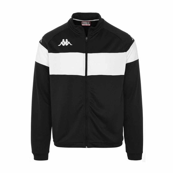 Kurtka z dresu Kappa Dacone. Białe kurtki męskie Kappa, l, bez wzorów, z dresówki, do piłki nożnej. Za 172.50 zł.