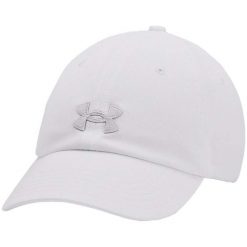 Czapka z daszkiem damska Under Armour Blitzing Adj OSFM. Białe czapki i kapelusze damskie Under Armour, bez wzorów, sportowe. Za 79.00 zł.