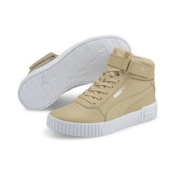 Buty do chodzenia damskie Puma Carina 20 Mid. Białe obuwie sportowe damskie Puma, bez wzorów, trekkingowe. Za 219.00 zł.