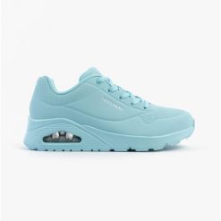 Buty SKECHERS Uno Stand On Air. Niebieskie obuwie sportowe damskie Skechers, bez wzorów, trekkingowe, Skechers Sport. Za 299.00 zł.