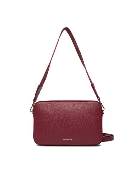 Coccinelle Torebka MN5 Tebe E5 MN5 52 01 01 Bordowy. Czerwone torebki do ręki damskie Coccinelle, bez wzorów, ze skóry, bez dodatków. Za 949.99 zł.