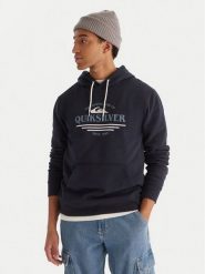 Quiksilver Bluza Screen Fleece Classic EQYFT05137 Granatowy Regular Fit. Niebieskie bluzy męskie Quiksilver, m, bez wzorów, z syntetyku, bez kaptura. Za 249.99 zł.