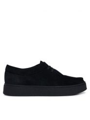 Clarks Półbuty Boxbee Walla 26328022 Czarny. Czarne półbuty na co dzień męskie Clarks, ze skóry, bez zapięcia. Za 479.99 zł.