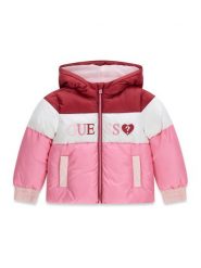 Guess Kurtka przejściowa K6YL01 W2576 Różowy Regular Fit. Czerwone kurtki i płaszcze dla dziewczynek Guess, z aplikacjami, z bawełny, bez kaptura. Za 344.99 zł.