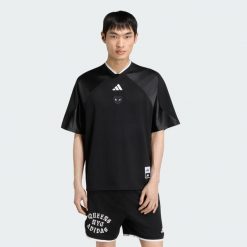Koszulka adidas MARVEL SPIDER-MAN Mesh. Czarne koszulki sportowe męskie Adidas, l, bez wzorów, z materiału, bez kołnierzyka, bez ramiączek. Za 239.00 zł.