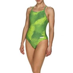 Strój kąpielowy damski treningowy Arena Women's Palmforest. Zielone kostiumy jednoczęściowe damskie Arena, s, bez wzorów, z materiału, sportowe, na fitness i siłownię. Za 171.98 zł.