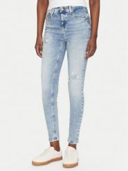 Tommy Jeans Jeansy Nora DW0DW20024 Niebieski Skinny Fit. Niebieskie jeansy damskie Tommy Jeans. Za 289.99 zł.