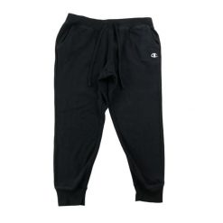 Second life - Spodnie dresowe męskie Fleece Jogger czarne - Jak nowy. Czarne spodnie sportowe męskie Champion, l, bez wzorów, z dresówki, do biegania. Za 63.86 zł.