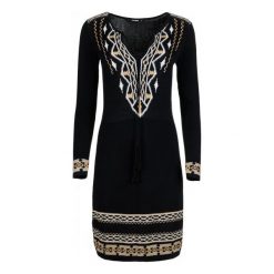 Desigual Sukienka Damska Neltu Xs Czarny. Sukienki damskie marki Desigual. W wyprzedaży za 348.00 zł.