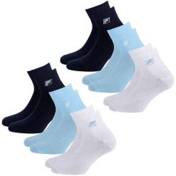 Fila Quarter Skarpety 6-pack Unisex Błękitne 35-38. Białe skarpety damskie Fila, bez wzorów. Za 163.99 zł.