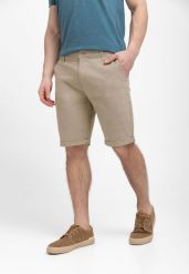 Krótkie spodenki, Comfort Fit, P-NEITH. Brązowe krótkie spodenki sportowe męskie Volcano, m, bez wzorów, z bawełny. Za 149.99 zł.