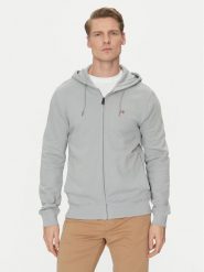 Napapijri Bluza Balis NP0A4HHV Szary Regular Fit. Szare bluzy męskie Napapijri, m, bez wzorów, z bawełny, bez kaptura. Za 469.99 zł.