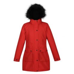 Parka dla kobiet Regatta Voltera Waterproof. Czerwone parki damskie Regatta, na zimę, bez wzorów, bez kaptura. Za 699.99 zł.