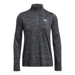 Bluza Under armour model 1384225-001 dla kobiet. Szare bluzy damskie Under Armour, xl, bez wzorów, z materiału, bez kaptura. Za 226.52 zł.