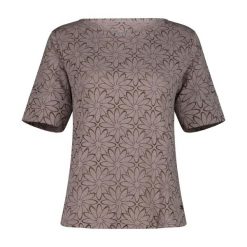Damska koszulka z nadrukiem CMP. Szare t-shirty damskie CMP, m, bez wzorów, z bawełny, eleganckie, bez kołnierzyka. Za 159.50 zł.