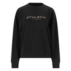 Bluza damska Athlecia Atkins. Czarne bluzy damskie Athlecia, bez wzorów, bez kaptura, na fitness i siłownię. Za 168.00 zł.