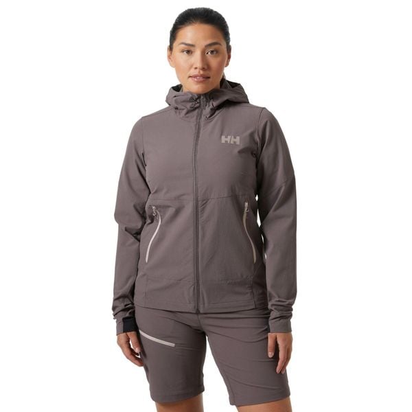 Kurtka softshell damska Helly Hansen Blaze Softshell. Szare kurtki sportowe damskie Helly Hansen, bez wzorów, z softshellu, bez kaptura, trekkingowe. Za 519.99 zł.
