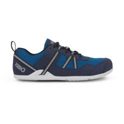 Buty do chodzenia męskie Xero Shoes Prio. Niebieskie buty sportowe męskie XERO SHOES, z materiału, bez zapięcia, na fitness i siłownię. Za 428.00 zł.