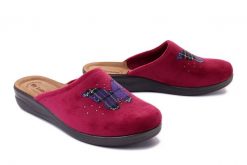 INBLU CF-44 016 bordowy, kapcie damskie. Czerwone kapcie damskie Inblu, bez wzorów. Za 79.99 zł.