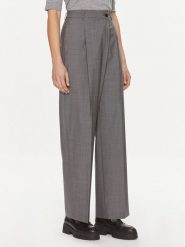 Boss Spodnie materiałowe Tenly 50505608 Szary Straight Fit. Szare spodnie materiałowe damskie Boss, bez wzorów, z materiału. Za 1,179.00 zł.