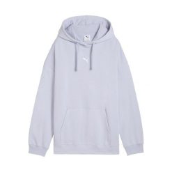 Bluza damska z kapturem Puma Oversized. Niebieskie bluzy damskie Puma, bez wzorów, z kapturem. W wyprzedaży za 185.20 zł.