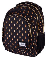 Plecak sportowy dla dzieci dla dzieci Head Golden Kitty 20L. Czarne torby i plecaki dziecięce Head, z gumy. Za 178.40 zł.