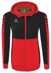 Damska bluza dresowa z kapturem Erima Six Wings. Czarne bluzy damskie Erima, bez wzorów, z bawełny, z kapturem. Za 220.00 zł.