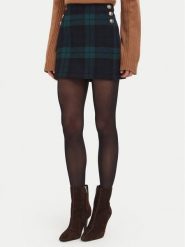 Liu Jo Spódnica mini WF6262 T719A Zielony ciemny Regular Fit. Zielone spódnice damskie Liu Jo, bez wzorów, z wełny, mini, trapezowe. Za 689.99 zł.