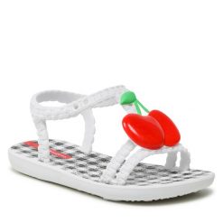 Sandały Ipanema. Białe sandały dziewczęce Ipanema, bez zapięcia. Za 89.99 zł.