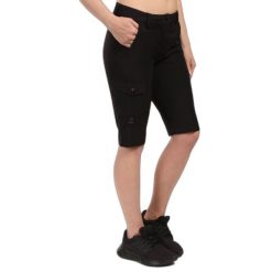 Damskie spodenki turystyczne Kilpi Sylane. Czarne szorty sportowe damskie Kilpi, l, bez wzorów, z nylonu, sportowe, trekkingowe. Za 215.49 zł.