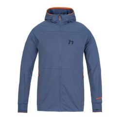 Bluza z kapturem Hannah Ethan. Niebieskie bluzy męskie Hannah, s, bez wzorów, z kapturem. Za 229.89 zł.